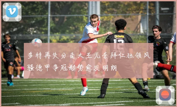 多特再失分南大王无奈拜仁独领风骚德甲争冠形势愈发明朗
